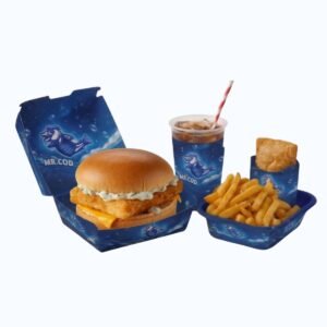 fish burger meal