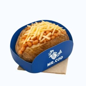 Jacket Potato with Cheese and Beans